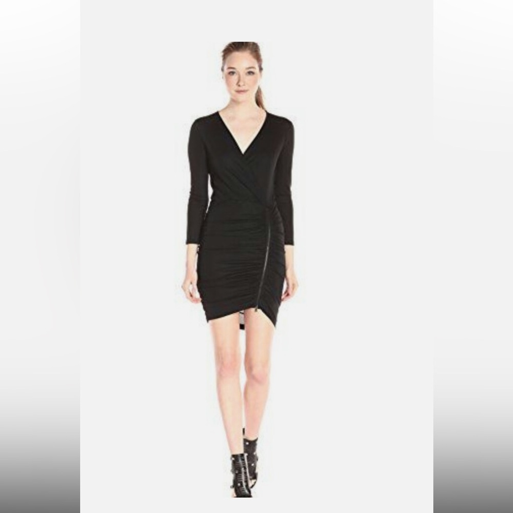 BCBGMaxAzria Black Dalton Jersey Dress